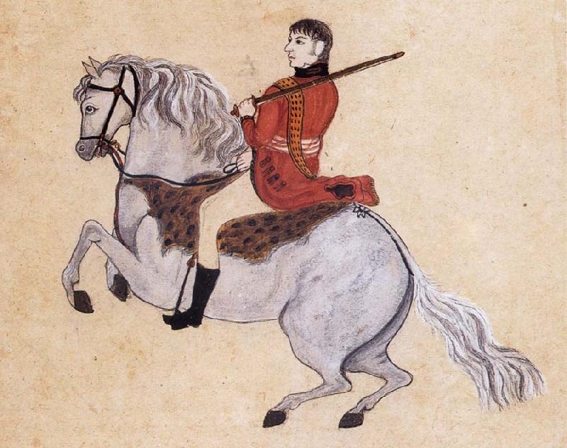  Colonel James Skinner on a Prancing Horse